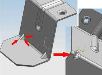 Main Design Guidelines for Sheet Metal Parts (Improving Sheet Metal Strength)
